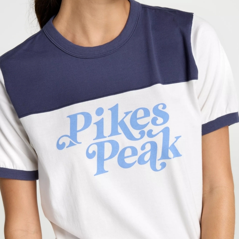 Pike's Peak Alpine Design Ringer Tee Shirt - Picture 5 of 10